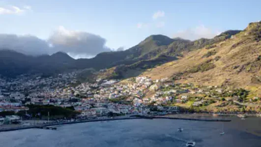 : Machico Bay Aerial | Madeira East — Machico, Madeira Island