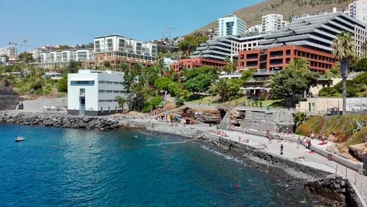 : Gavinas Beach at Lido | Funchal — Funchal, Madeira Island