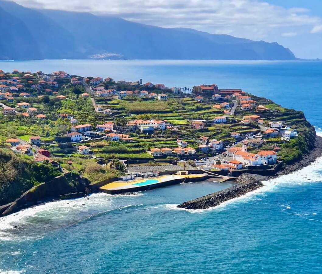 : Ponta Delgada Aerial | Madeira North Coast — Ponta Delgada, Madeira Island